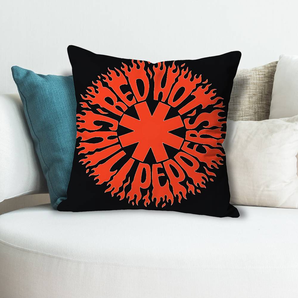 Red Hot CChili PPeppersS Anime Celebrity Merchandise AllMatch Printed Pillow Case Sofa Car Office Room Decoration Protector