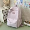 Schoolbag new female students junior high school students high school students large capacity college students backpack wind simple backpack computer 