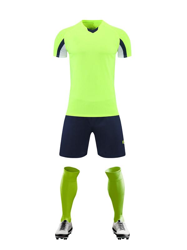 Short Sleeve Football Suit Men's and Women's Adults Children's Breathable Quick-Drying Training Sports Suit Football Suit