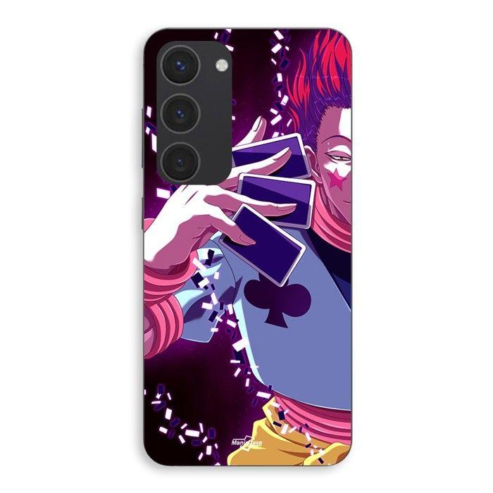 Coque de téléphone - MANIACASE - Samsung Galaxy S23 - Silicone - Noir - Hisoka Morow