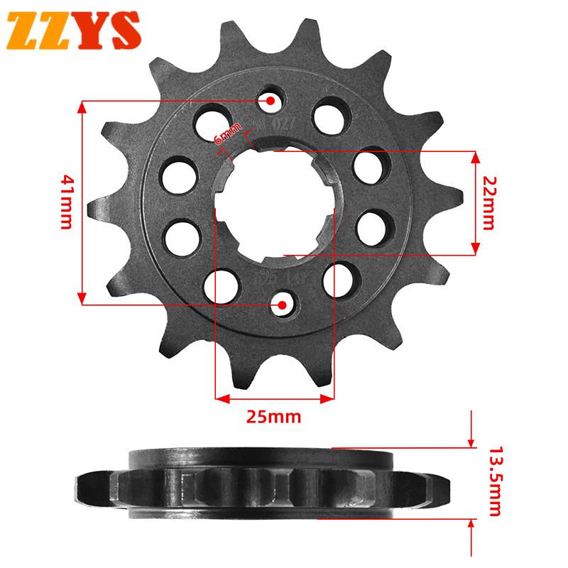 1pc 525 14T 15T 16T 14 15 16 Tooth Motorcycle Front Sprocket Gear Staring Wheel Cam For Honda XL600 XL600V Transalp PD06 XL 600