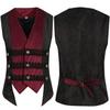 Medieval Retro Men's Dress Vest Halloween Costume