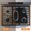 5-hole Gas Stove Protector Pad Anti-Oil Stovetop Burner Cooker Protective Mat Reusable Furnace Gas Cooker Protectors Covers