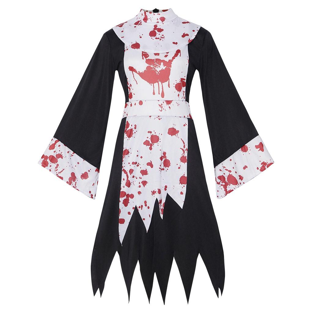 Dark Blood Sister Costume Dress For Cosplay And Stage Performances With Polyester Fabric For Females