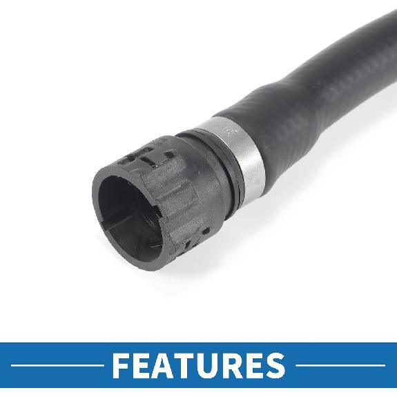 Engine Radiator Hose for BMW 750i 750Li 4.4L 2009-2012 No.17127575453 Cooling System Upper Coolant Water Hose Pipe for BMW 650i 4.4L 2012-2018 for