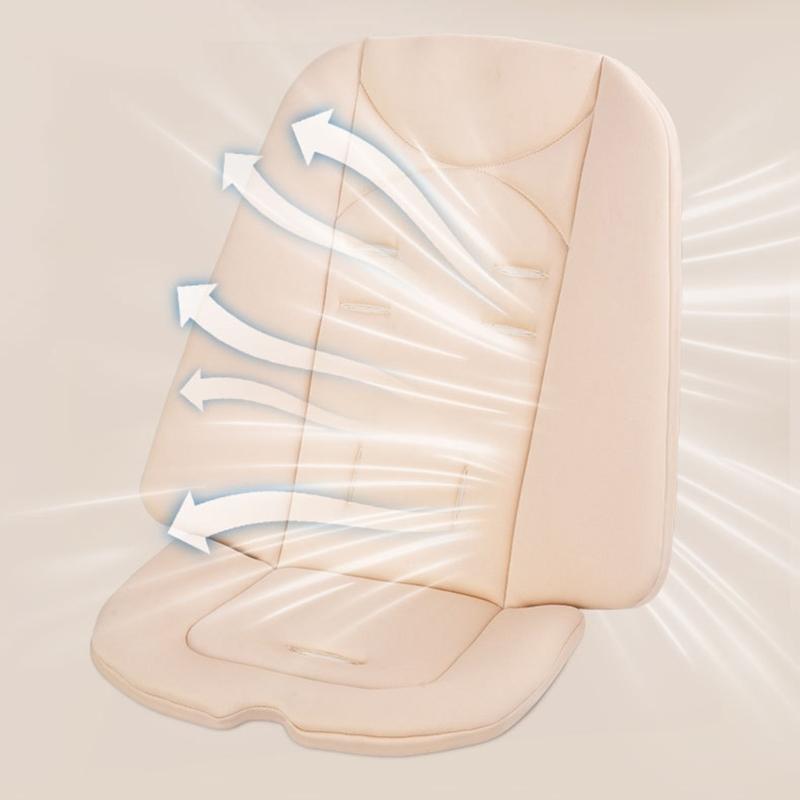 Machine Washable Infant Strollers Cushion Comfortable Cotton Seat Pad Multiple Fasteners Hole For Most Carriages