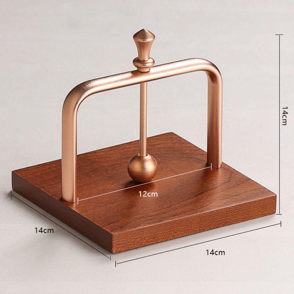 Solid Wood Cafe Napkin Holder Creative Flat Serviette Dispenser Square Base Party Decor Napkin Display Rack Tabletop