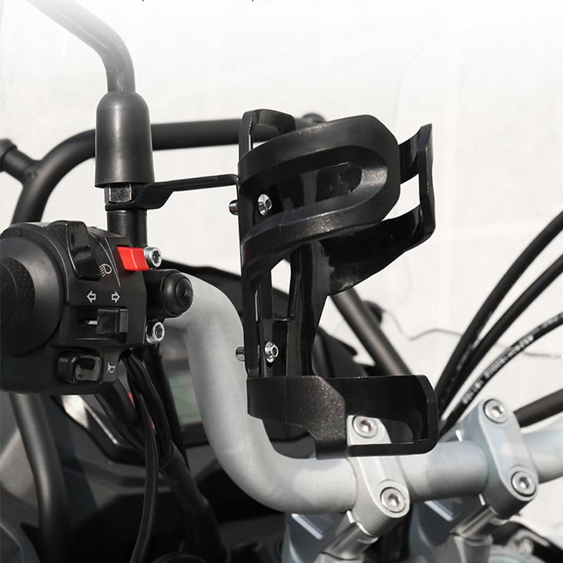 SEAMETAL Motorcycle Bicycle Water Cup Holder Universal Handlebar Bottle Holder Adjustable Bottle Cage Kettle Holder for MTB Road Bike