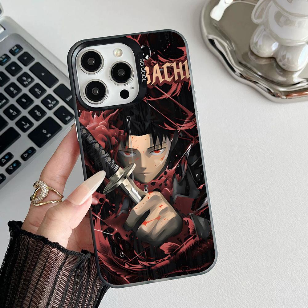 Anime K-Kagurabachi Phone Case Matte Colored Silver For Iphone 16 15 14 Pro 13 12 Plus 11 7 8 Max Luxury Cover