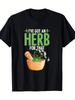 Men'S & Women'S 100% 220gsm Heavyweight Herbalist Graphic T-Shirt | Retro Herb-T