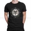 Satanic Baphomet Goat Crewneck Tshirts Sigil Baphomet Pentagram Print Homme T Shirt New Trend Clothing