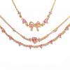 Instagram Style Cute and Sweet Bracelet Love Zircon Butterfly Festival Bracelet Women's Valentine's Day Gift Jewelry
