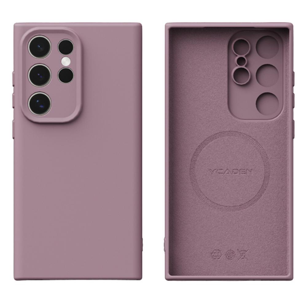 YCADEN For Samsung Galaxy S24 Ultra Case Compatible with MagSafe Precise Cutouts TPU Phone Back Cover