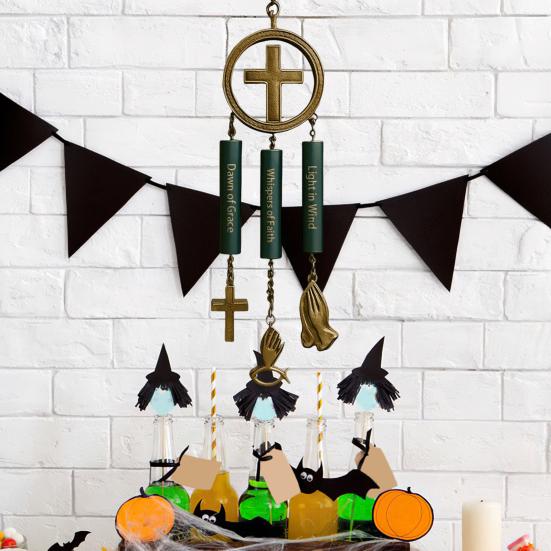 Faith-Inspired Wind Chime Christian Wind Chime with Bible Verses Patio