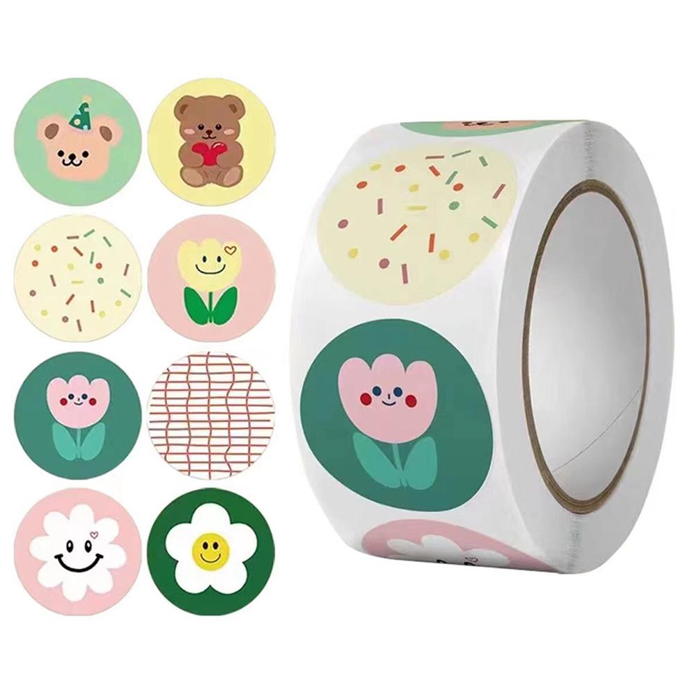 100-500Pcs First-Class Cartoon High-Standard Flower Top-Grade Scrapbooking Premium-Quality Stickers First-Class Adhesive First-Class Decals