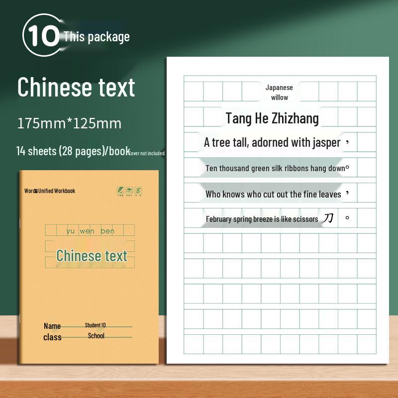 Comprehensive Practice Book for Kindergarten & Primary: Character Writing, Pinyin, Lessons, and Subject Homework