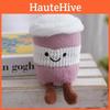 Cute Keychain Plush Cartoon Coffee Cup Pendant For Bag Decor And Gift Girls