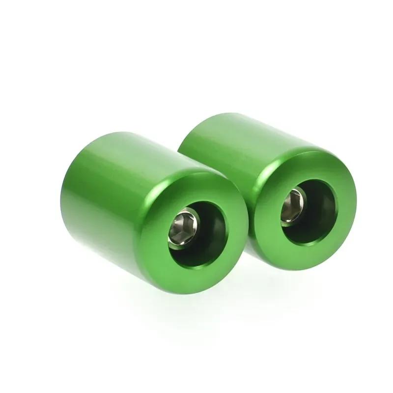 Motorcycle Handlebar Grips Plug Ends Handle Hand Bar CNC Cap For Kawasaki NINJA 250R 300 ER6 650 ZX6 ZX7 ZX9 ZX10 ZX12 ZX14