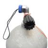 Dive Tank Cover with Cord Scubas Diving Tank Valves Threaded Cover Dust Plug Cap