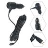 Brandneues Dashcam-Autoladegerät ABS Mini-USB Spannungsanzeige Breite Kompatibilität 5V Blaue LED-Leuchte Multifunktion