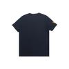 Li Ning Tiger Letter And Number Print Round Neck Short Sleeve T-Shirt Men Tops Black ATSSC31-1