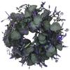 Artificial Eucalyptus Wreath Small Lavender Leaf Door Decor Floral Ring Home Wedding Party