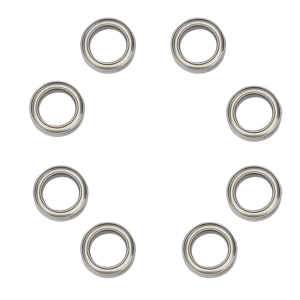8pcs 10x15x4mm Ball Bearings Fit for HPI WR8 B021 ST MT RC Car Spare Parts AccessorySilver B030