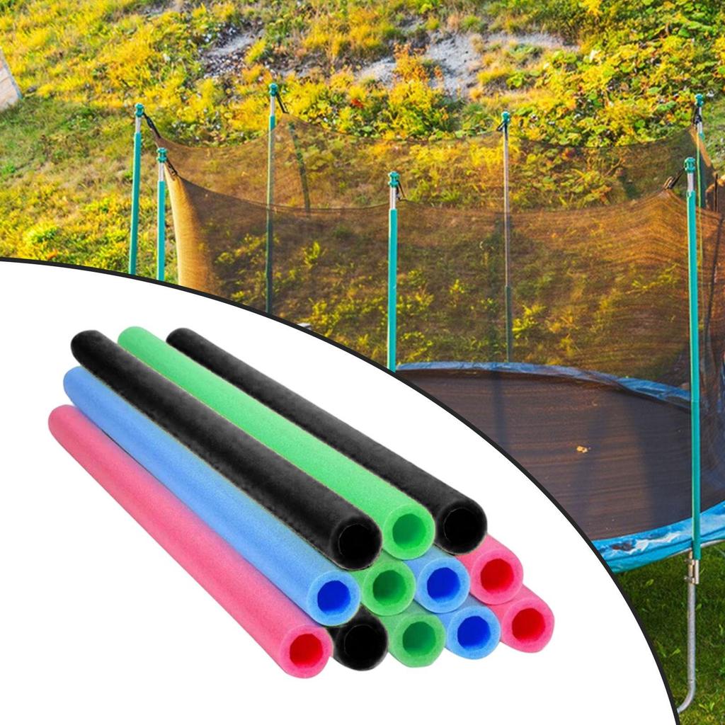 12 kusů Pěnové návleky na tyče trampolíny Náhradní Lehké Trubky Polstrování Venkovní