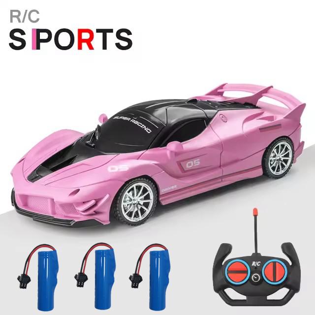 1/18 Rc Car Led Light Radio Remote Control Sports Cars For Children Racing High Speed Drive Vehicle Drift Boys Girls Toys