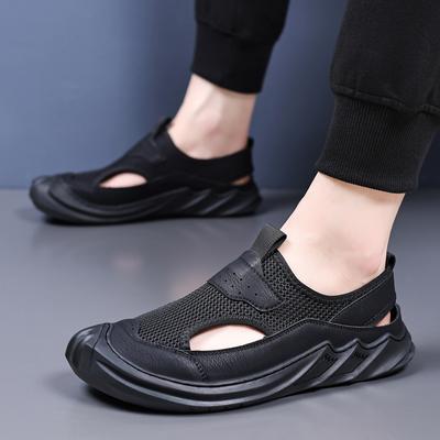 2025 Summer Hot Selling Men's Mesh Sandals Breathable Soft Soled Beach Shoes Anti Slip Daily Commuting Men's Casual Shoes