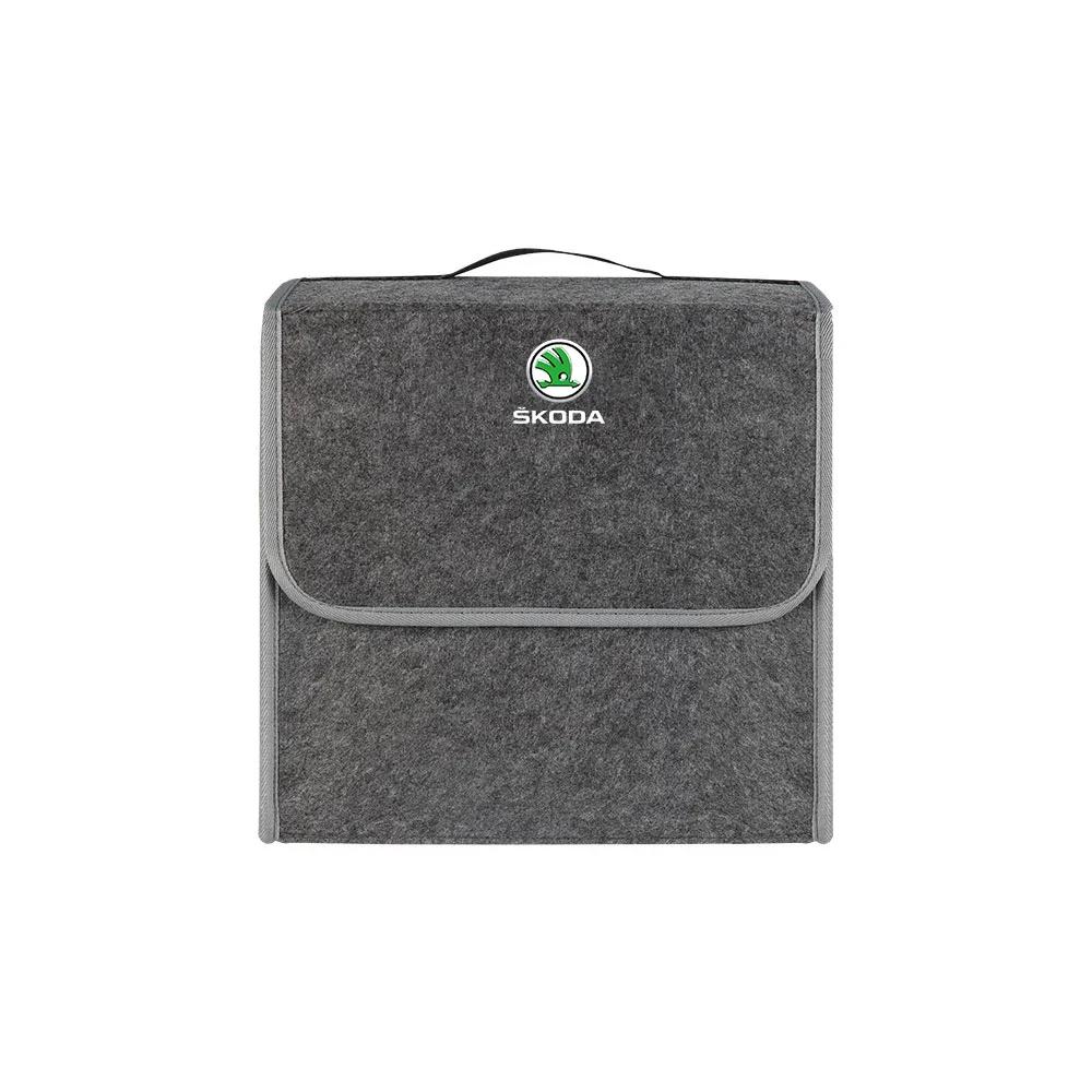 Car Trunk Organizer Box Large Capacity Folding Storage Bag for Skoda Octavia A5 A7 Rapid Kodiaq Karoq Superb Fabia Kamiq VisionS