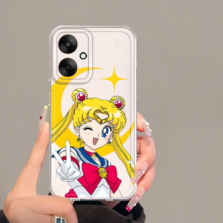 Phone Case for Xiaomi Mi 11 Lite 11T Pro Soft Phone Cover Anime Sailor Moon