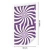 Hippie background wallpaper purple, white and light gray 50x1000