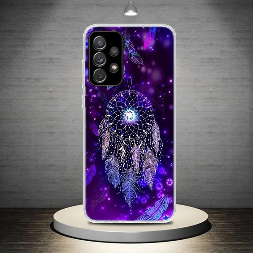 

Ретро Ловец снов с перьями Чехол для телефона Для Samsung Galaxy A13 A14 A15 A16 A17 A53 A54 A55 A56 A33 A34 A35 A36 A23 A24 A25 A Samsung A03S