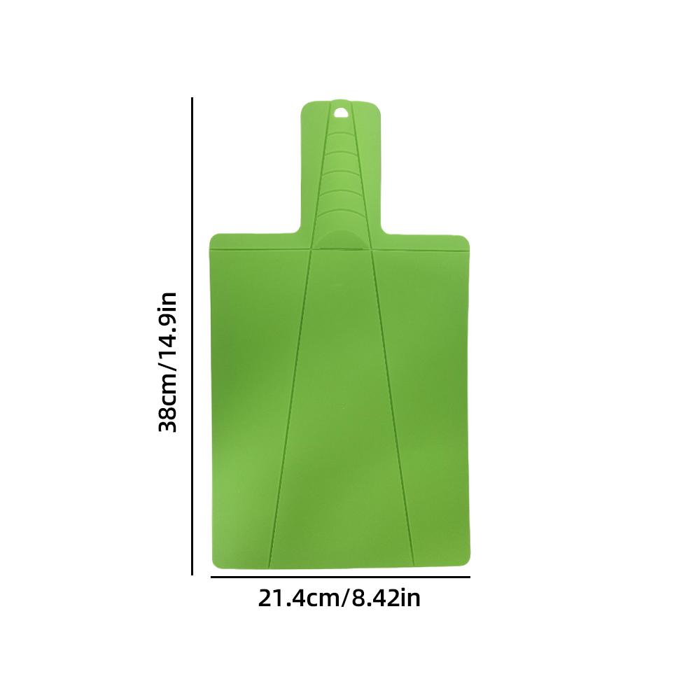 1pc Creative Foldable Plastic Cutting Board Shovel-Shaped Plastic Chopping Board Cutting Vegetables Meat Fruits Kitchen Utensils