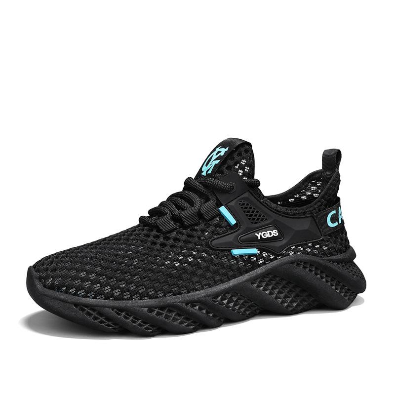 

Summer 2025 breathable thin mesh shoes casual sports men s shoes light and quick-drying wear-resistant hollow youth trendy shoes 39