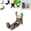 Stunning Black White Gray Kaws Companion Pen Holder Ornament Figure For Kids Fans