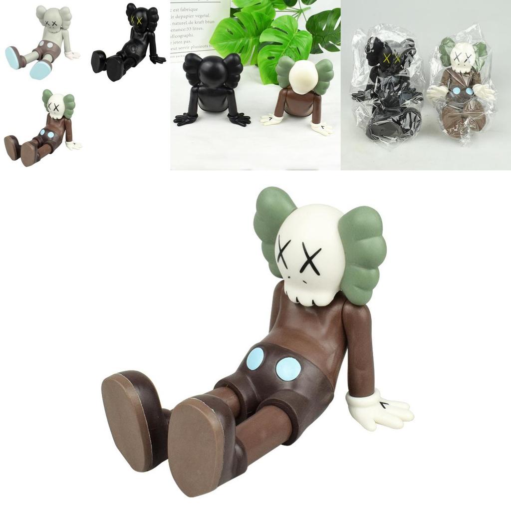 Stunning Black White Gray Kaws Companion Pen Holder Ornament Figure For Kids Fans