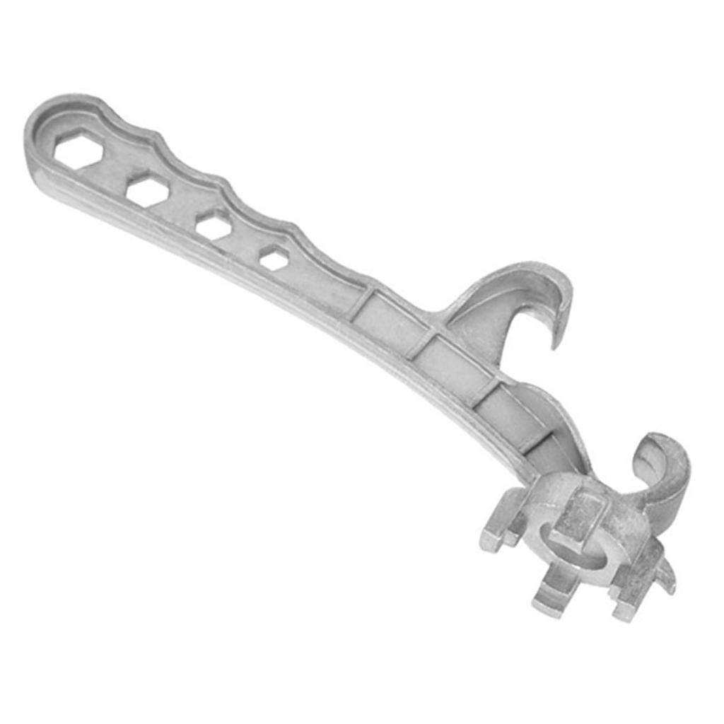 Multi Function Bucket Opener Aluminum Alloy Labor Saving Bung Wrench Barrel Lid Opener for 5 55 Gallon Drums