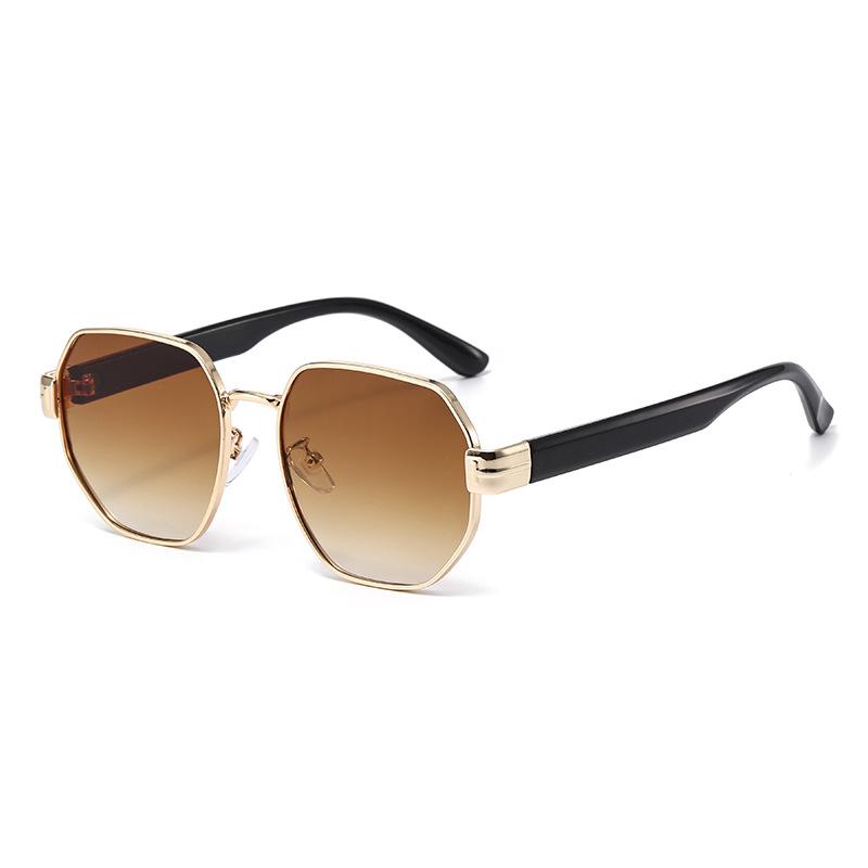 Xiaomi 2025 New Fashionable Edge Cutting Sunglasses For Women Outdoor Sunglasses Polygonal Metal Sunglasses 2543