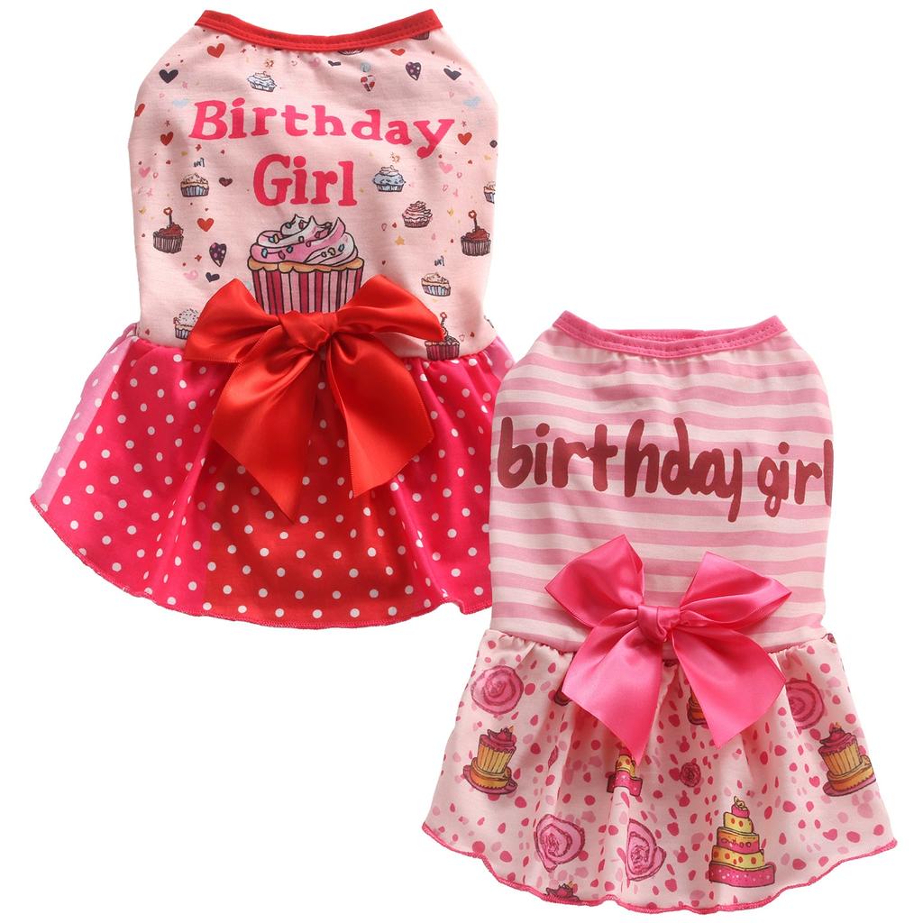 Dog Clothes, New Princess Dress, High Elasticity, Cross-border Foreign Trade, Happy Birthday Skirt in Europe and America, Pet Clothes Batch