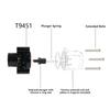 Kompatibel für 2.0T 8J Mk5 Mk6 Flansch Blow-off-Adapter Druckentlastungsventile Analoger Sound Turbolader Ventile Basis