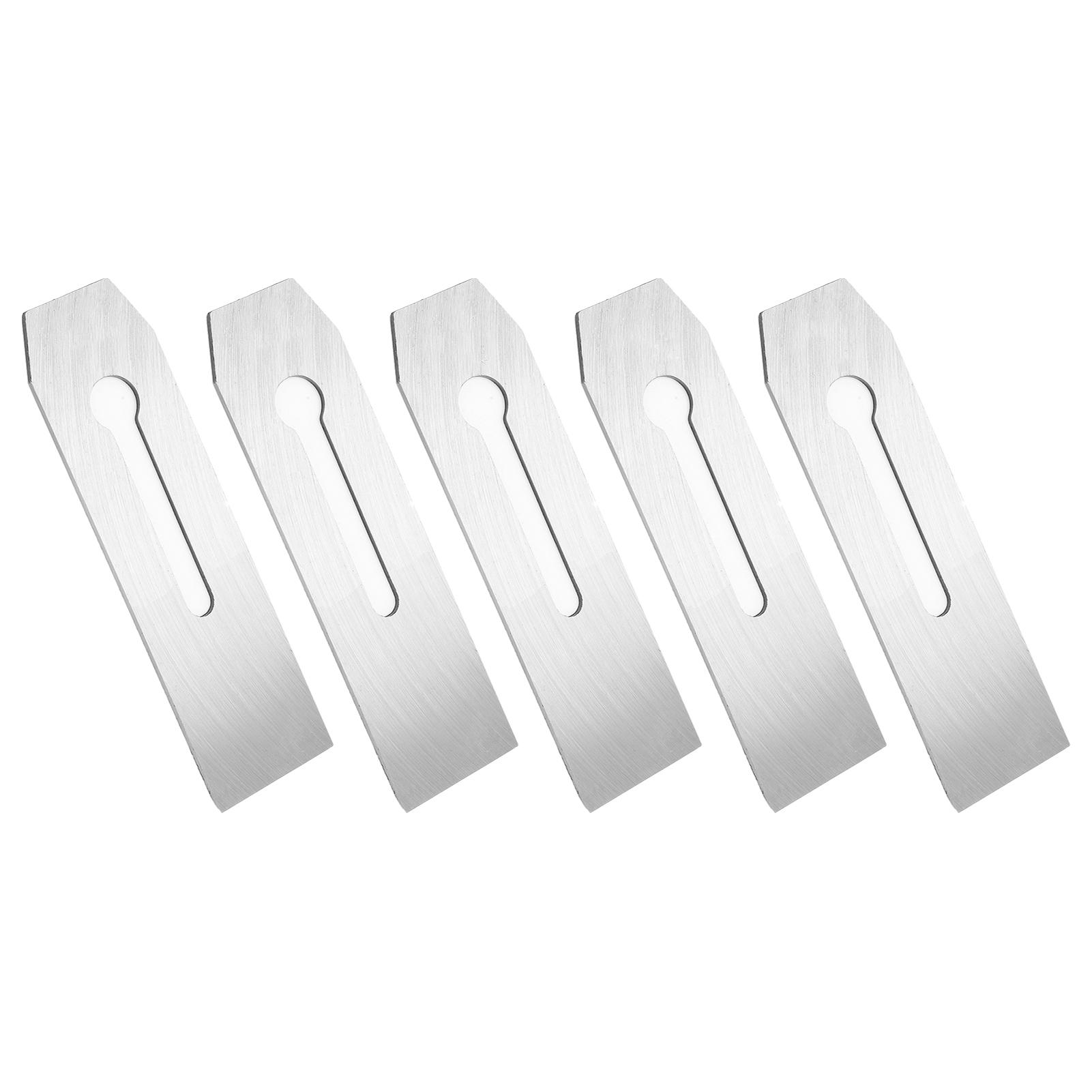 

5 шт. лезвий рубанка 51 мм термообработка износостойкий прочный высокоуглеродистый стальной режущий инструмент для