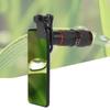 20X Long Focus Zoom Telephoto Lens with Clip for Smart Phone Tablet PC Black