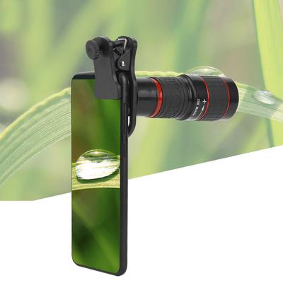 20X Long Focus Zoom Telephoto Lens with Clip for Smart Phone Tablet PC Black