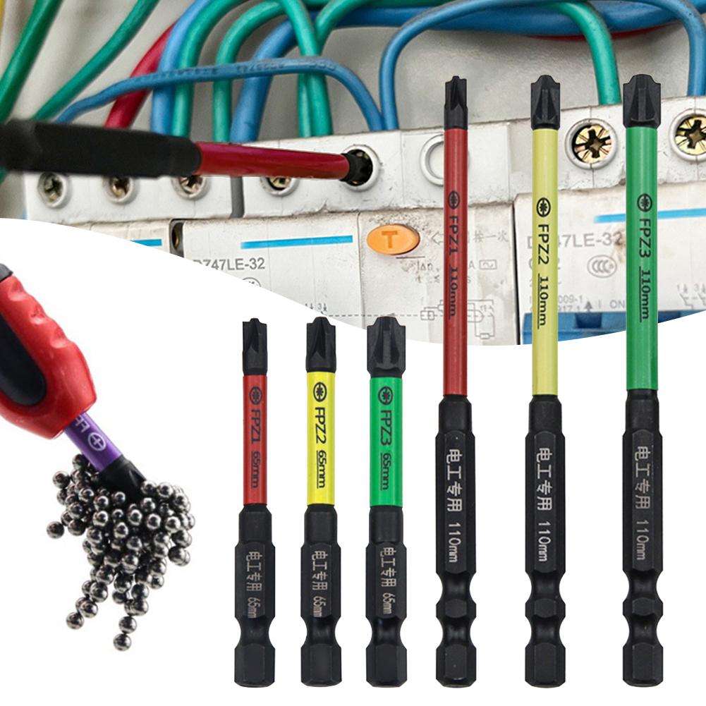 FPZ1 FPZ2 FPZ3 Screwdriver Bit HRC63 ° Hardness Magnetic