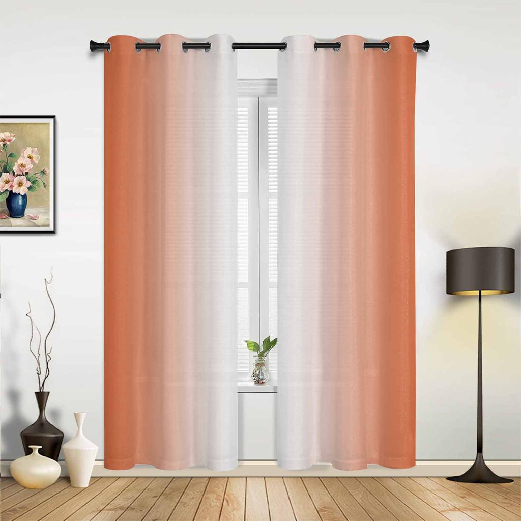 Tende Sfumate Rosa Bianco per Camera da Letto Soggiorno Tendaggi Cucina Camera dei Bambini Tenda per Finestra Arredamento Moderno per la Casa