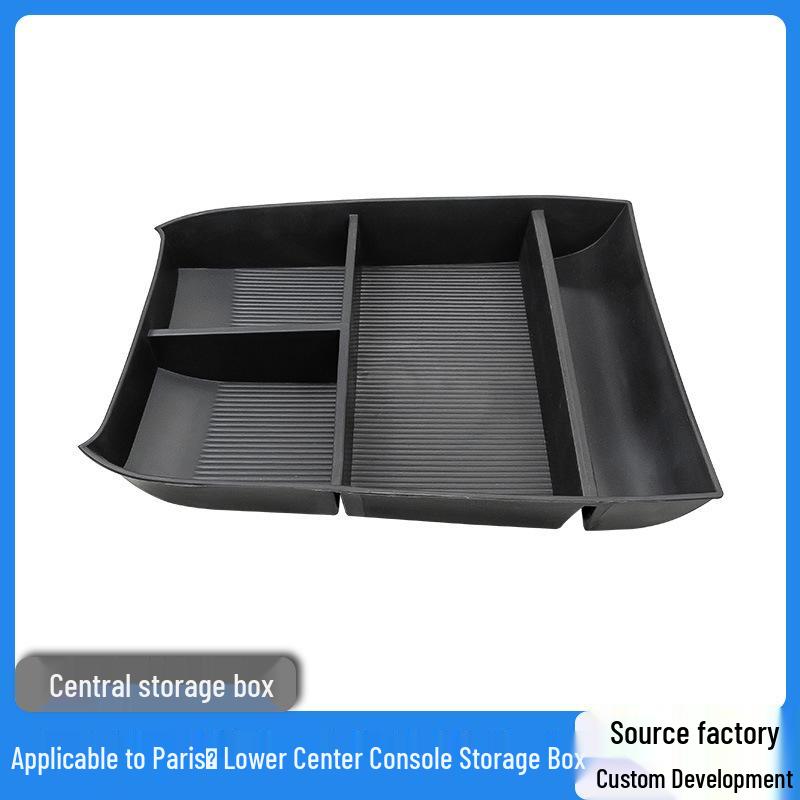 Modern Palisade Center Console Storage Box: Lower Layer Organizer Includes Cup Holder Storage Box