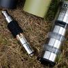 Stainless Steels Salt and Peppers Grinder Practical Thumb Push Button Peppers Grinder for Single Hand Operate Enduring