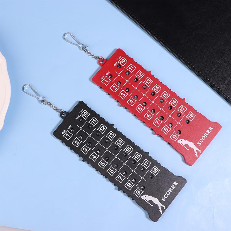 18 Hole Golf Stroke Putt Score Counter Golf Score Indicator With Keychain Golf Training Practice Competition Accessories